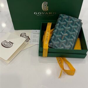 Goyard Saint-Pierre Card Wallet Green Card Holder